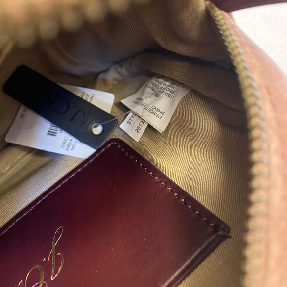 NEW w Tags J Crew Pink Velvet Crossbody Bag Signet Camera Small Crossbody Purse - Picture 9 of 10